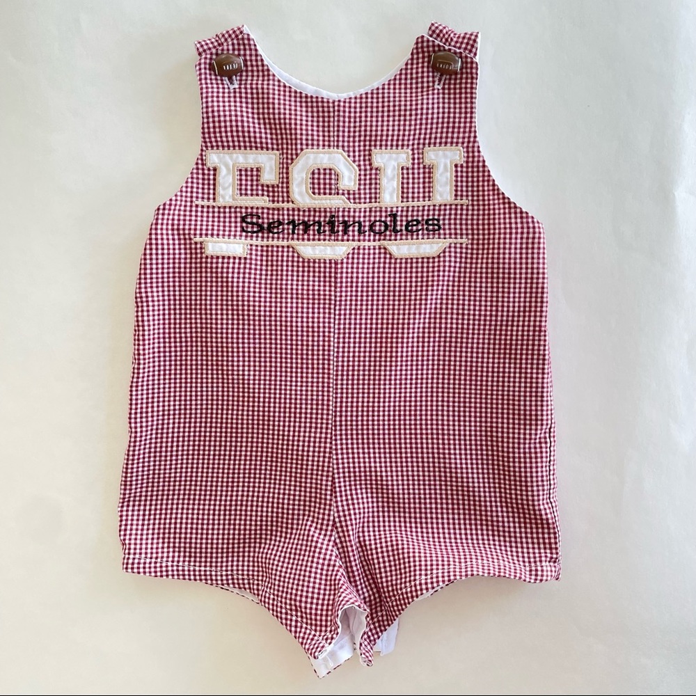 EUC FSU Noles Seersucker onesie